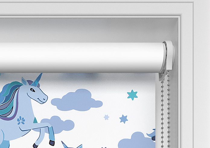 Unicorn Magic, Blue - Twist&Fit Roller Blind - Image 10